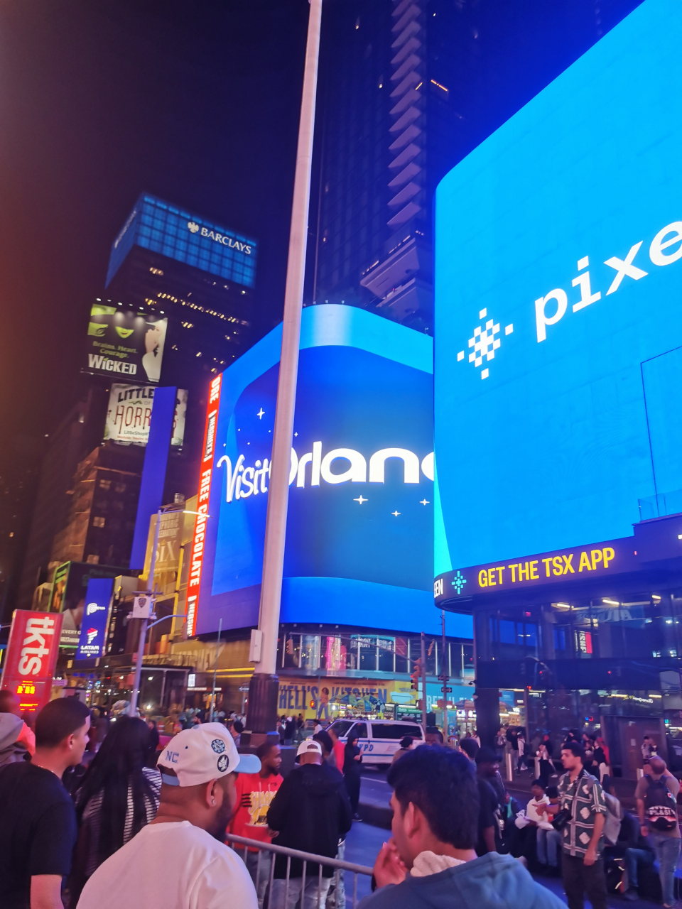 我的美国旅行日记之纽约时代广场夜景.