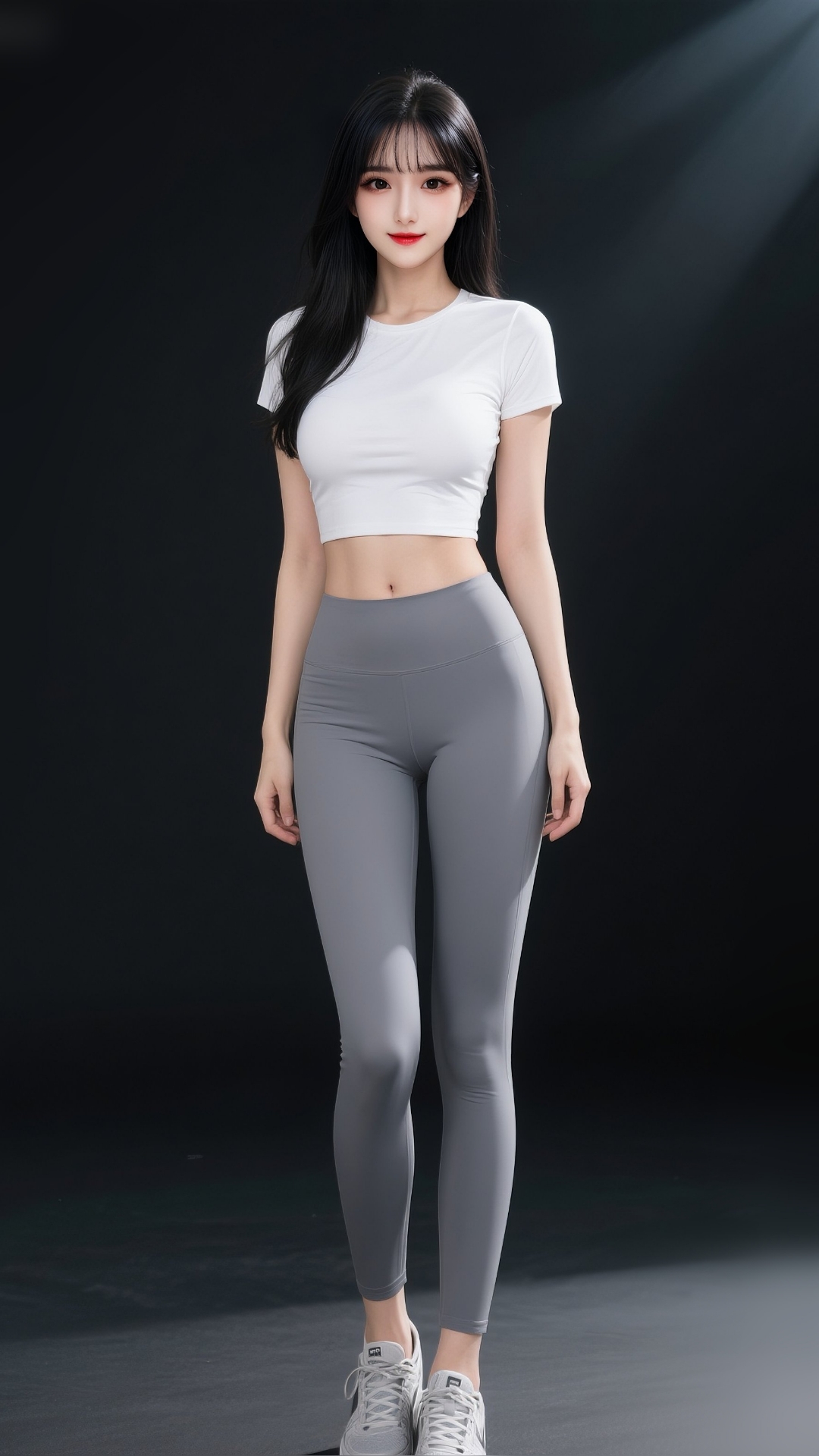 运动健身,塑造完美身材,穿上这条紧身裤,你就是健身房里最亮眼的仔!