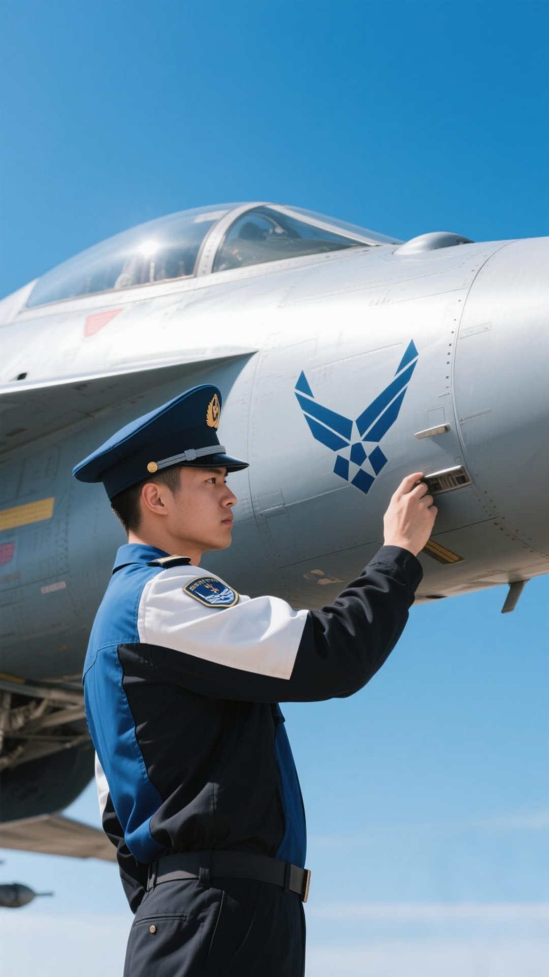 **2年**: 空军地勤服装空军制服空军地勤兵图片解放军空军地勤