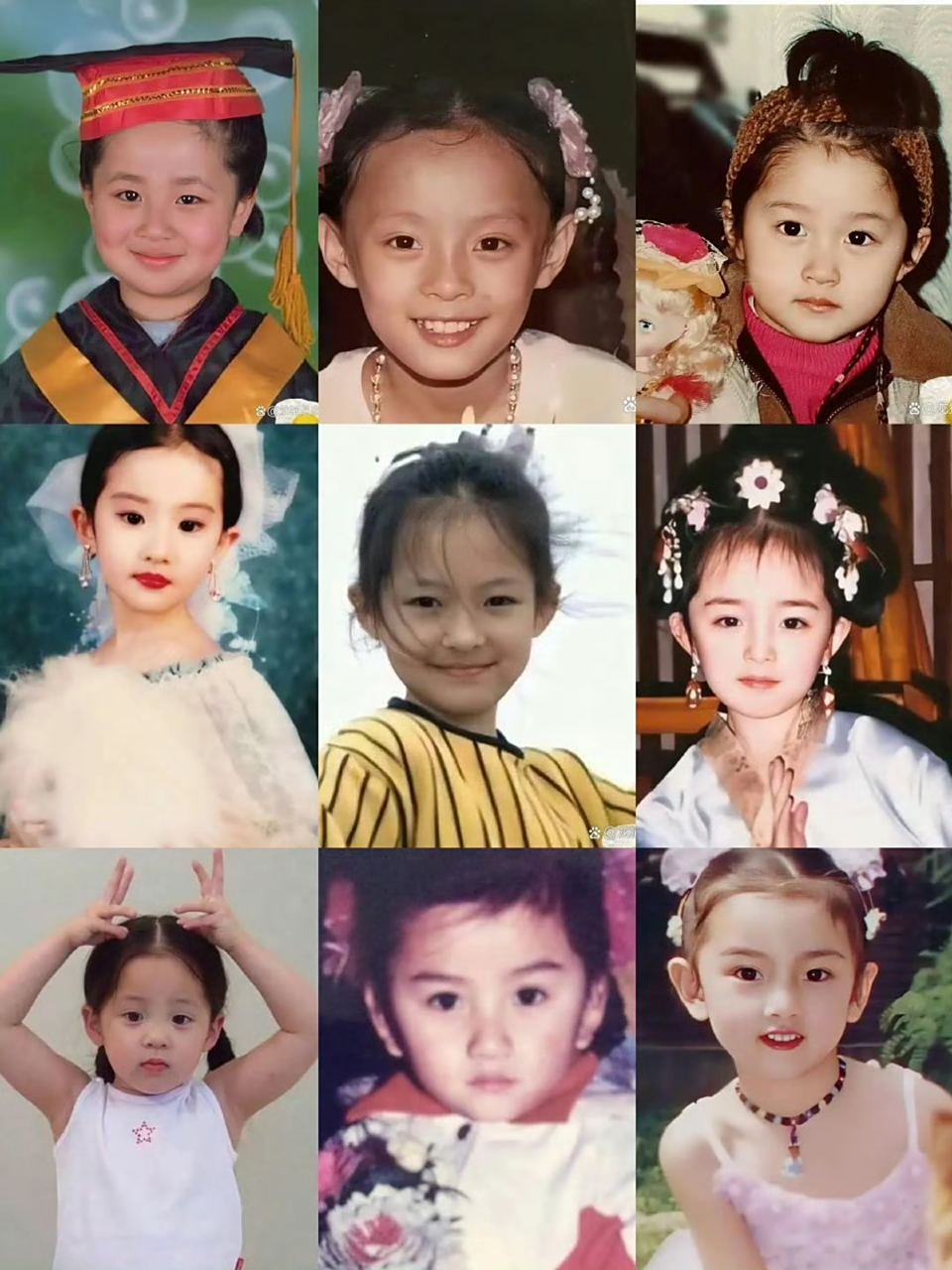 第二个长得很像吴磊哈哈哈,但不是哦! #女明星# #明星旧照