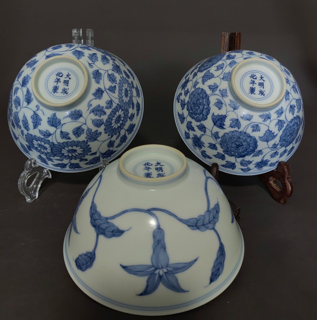 9178【穿越时空的美|明成化青花十二宫碗】7891  在历史的