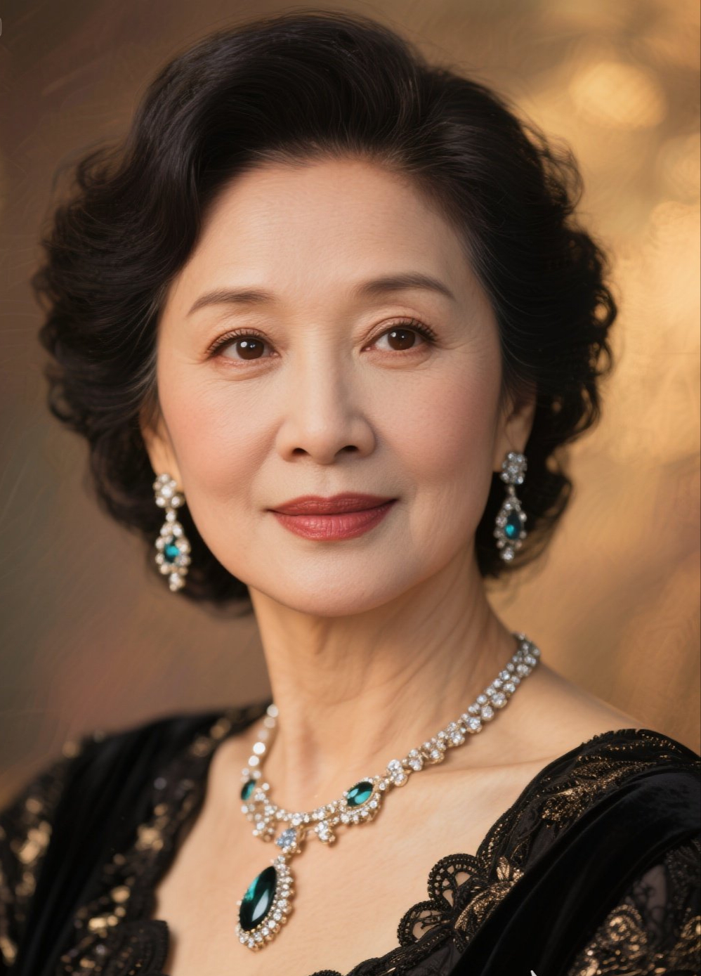 优雅气质,璀璨珠宝,我仿佛看到了一位高贵的老夫人,散发着迷人的魅力