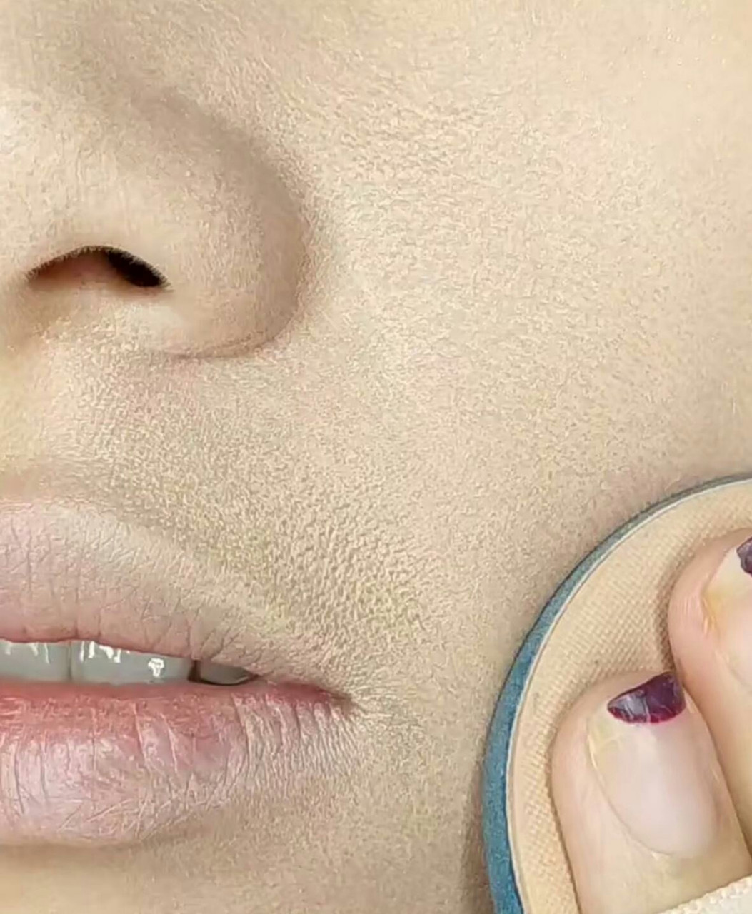 涂抹粉底液后,总是喜欢卡粉脱妆98!