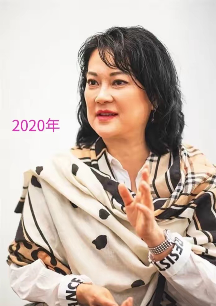 八十年代女演员谭小燕,这自然老去的稍显夸张,可能太胖的关系?