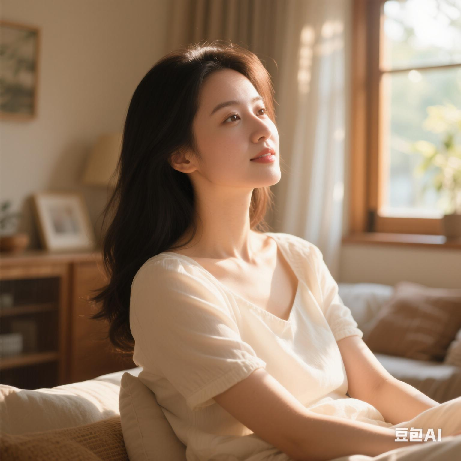 闲暇时,她小鸟依人,享受生活的温柔;忙碌起来,又瞬间化身无畏的女汉子