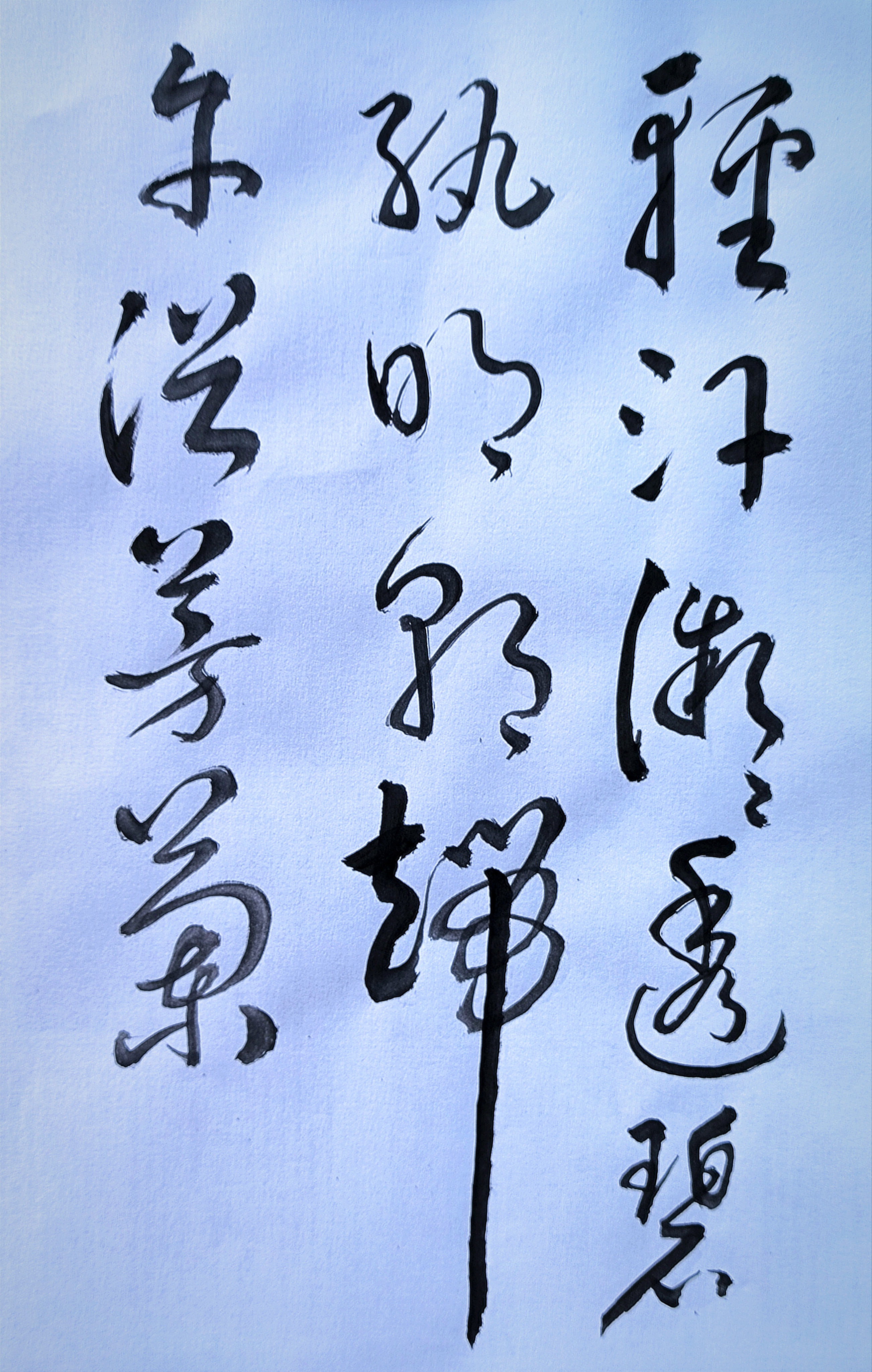 书法交流小组 草书小练习