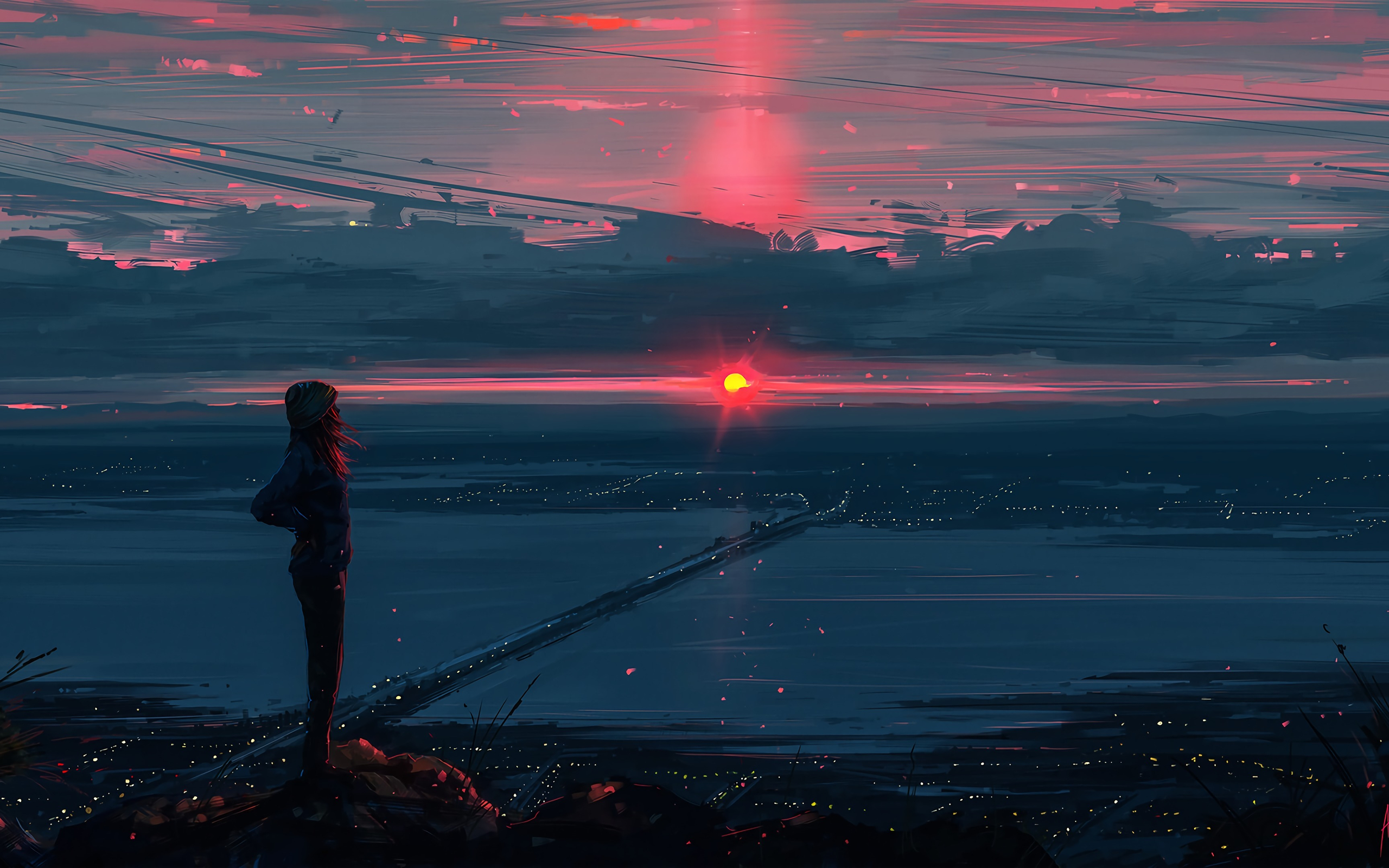 电脑壁纸,背影 能够把背影坦然的展现给别人,说明这样的背影是很吸引