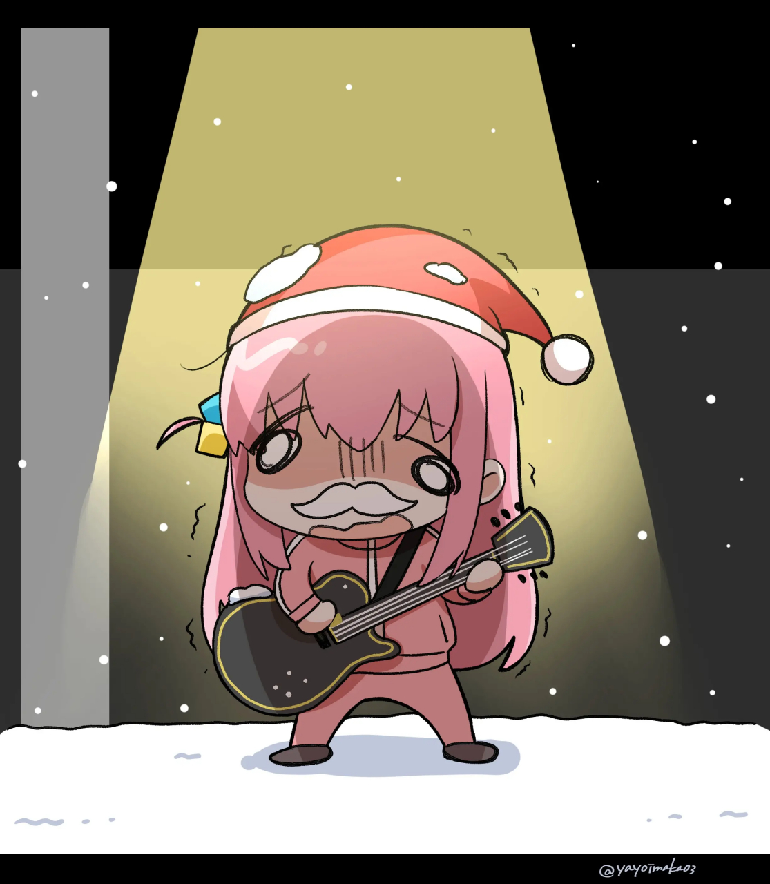 别紧张啊#孤独摇滚# #动漫美女# #二次元美少女# #二次元美图#  画师