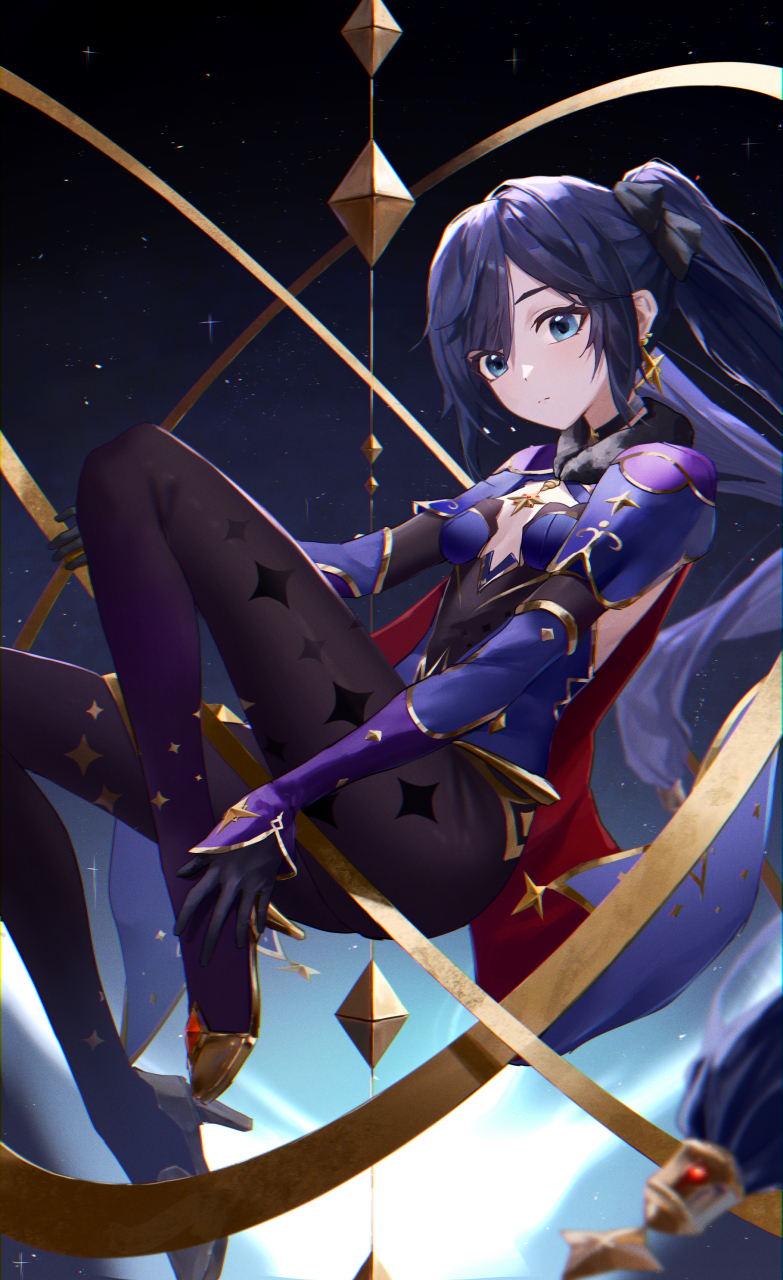 莫娜老婆好美#二次元美图# #二次元美少女# #原神莫娜#  画师:といれ