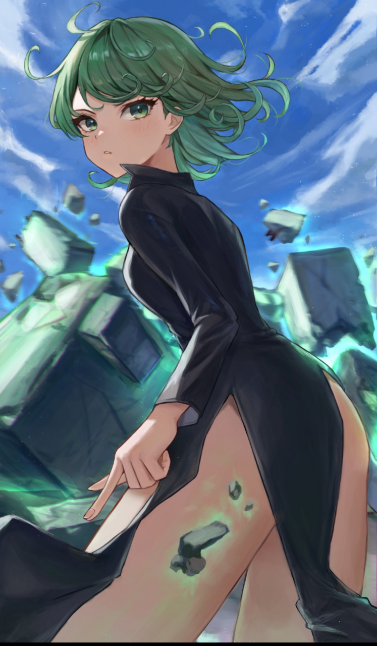 小龙卷又在施展念动力了#一拳超人# #龙卷# #动漫美女# #二次元美少女