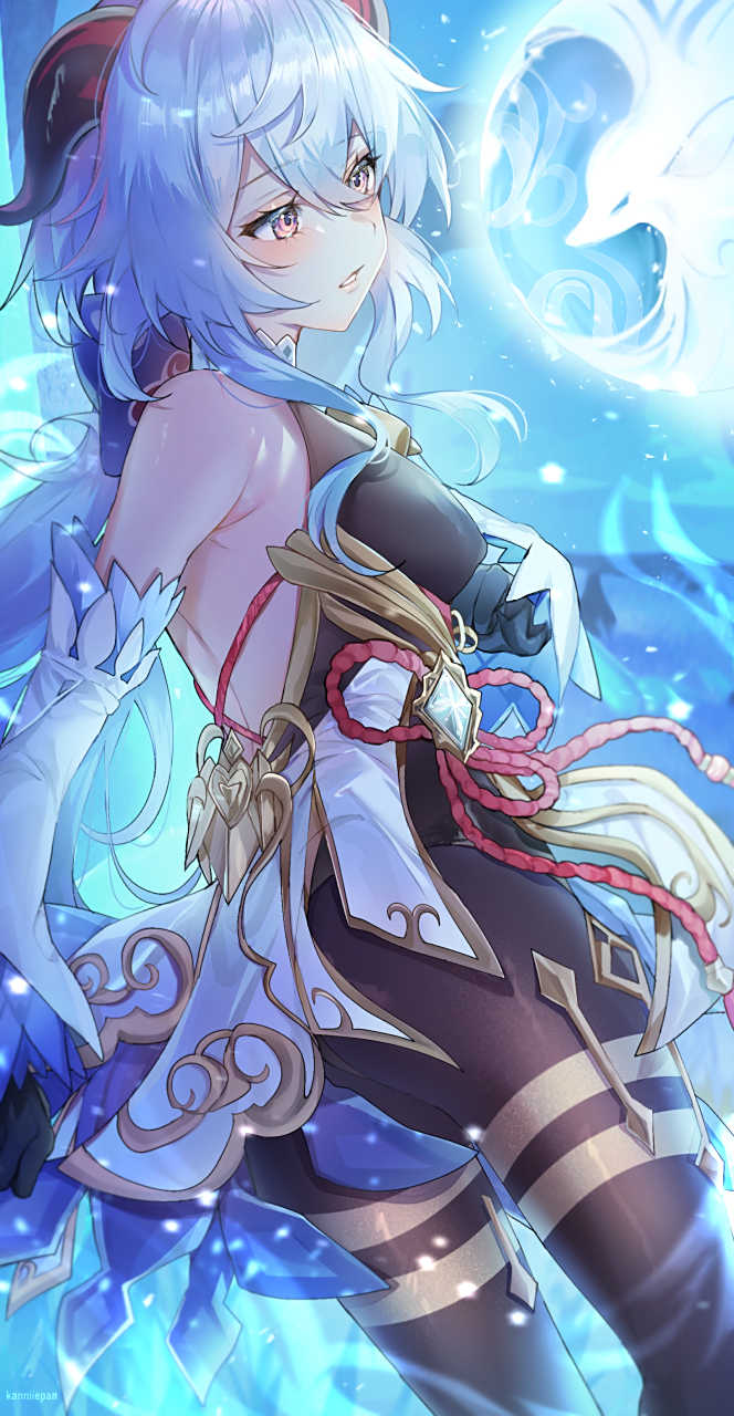 甘雨老婆#原神甘雨# #二次元美少女# #二次元美图#  画师:kanniiepan