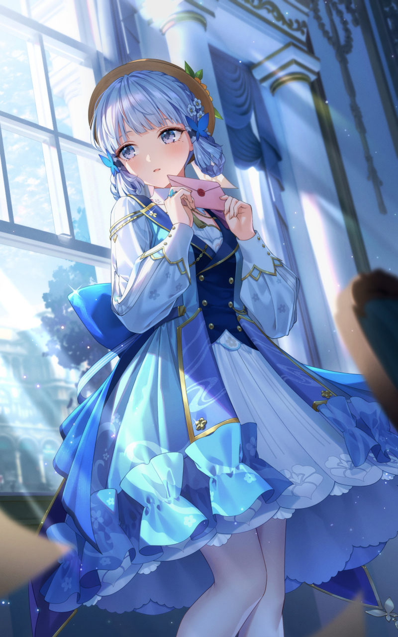 是我给绫华老婆的情书#神里绫华# #原神# #二次元美图#  画师:bshi ed