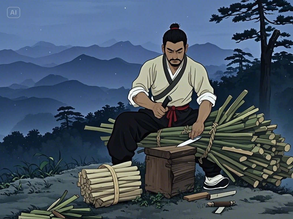 磨刀不误砍柴工 隔壁老王天不亮就上山砍柴,结果累瘫了还没小李砍得多