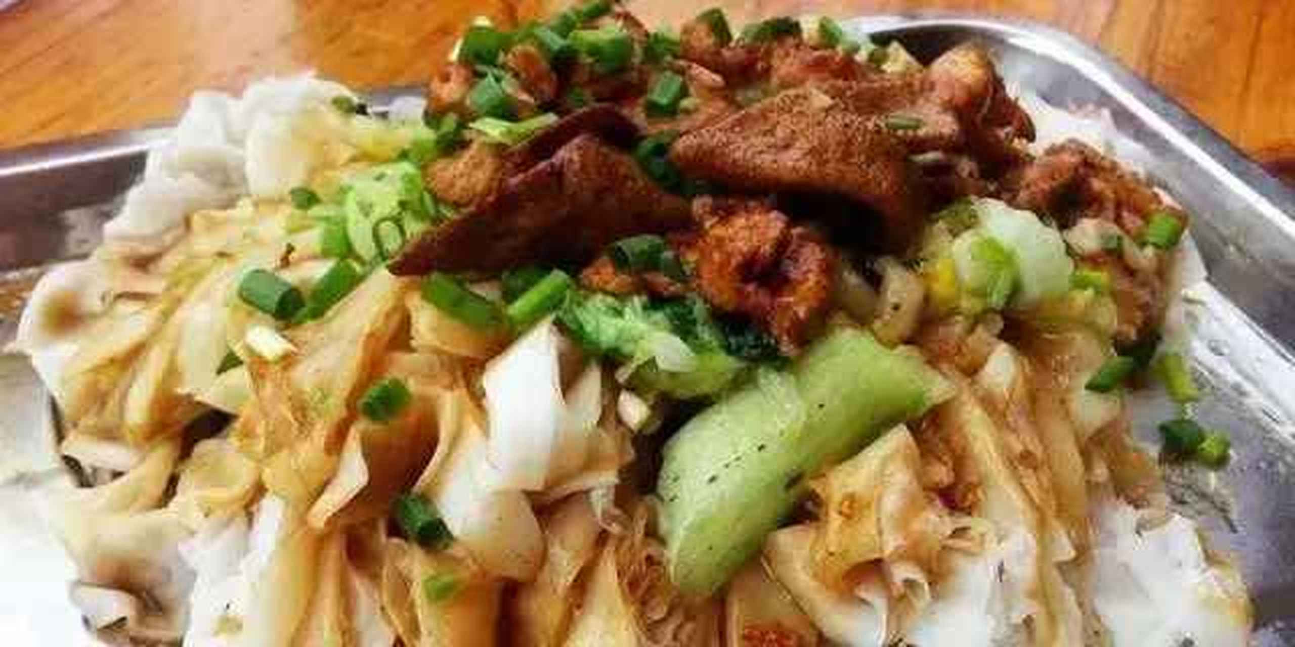 城市小吃地图# 城市特色美食之广东肇庆篇  竹篙粉是处于粤西的广东