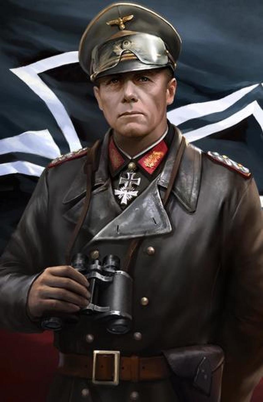 隆美尔(1891年11月15日——1944年10月14日),纳粹德国陆军元帅,韭事