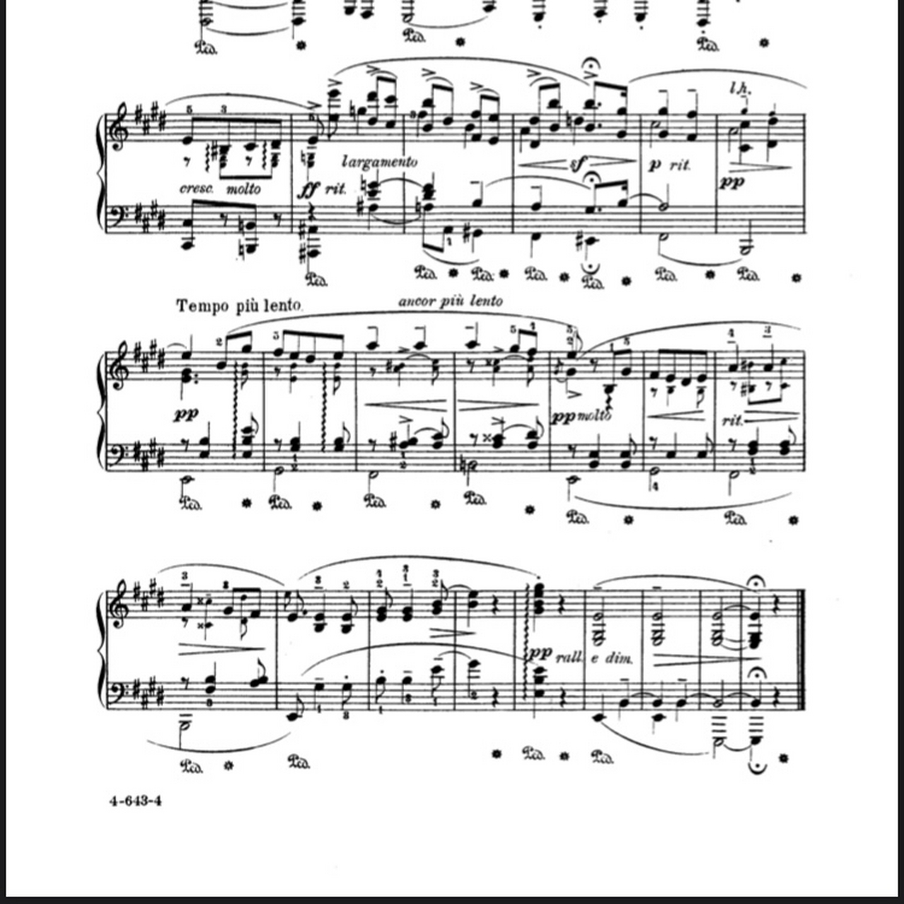 埃尔加《爱的问候(爱的致意)》 elgar|loves greeting 钢琴谱|共4页