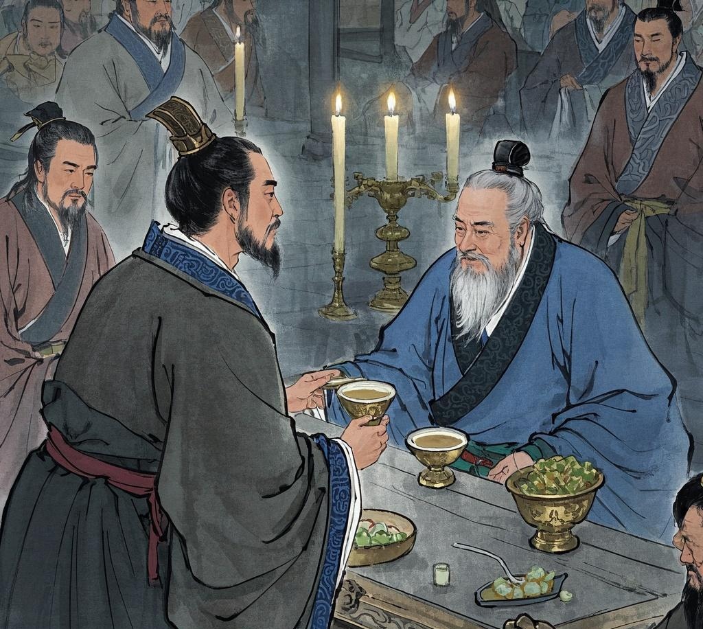 魏公子信陵君屈身下士拜请侯赢 战国乱世,风云激荡,各国公子为强己国