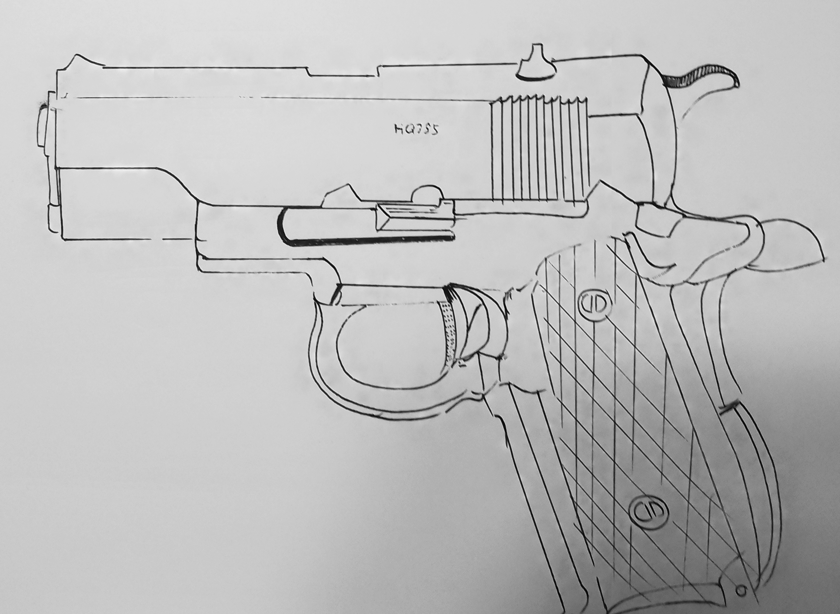 《手枪与冲锋枪》《半自动手枪部分》美国m19911手枪