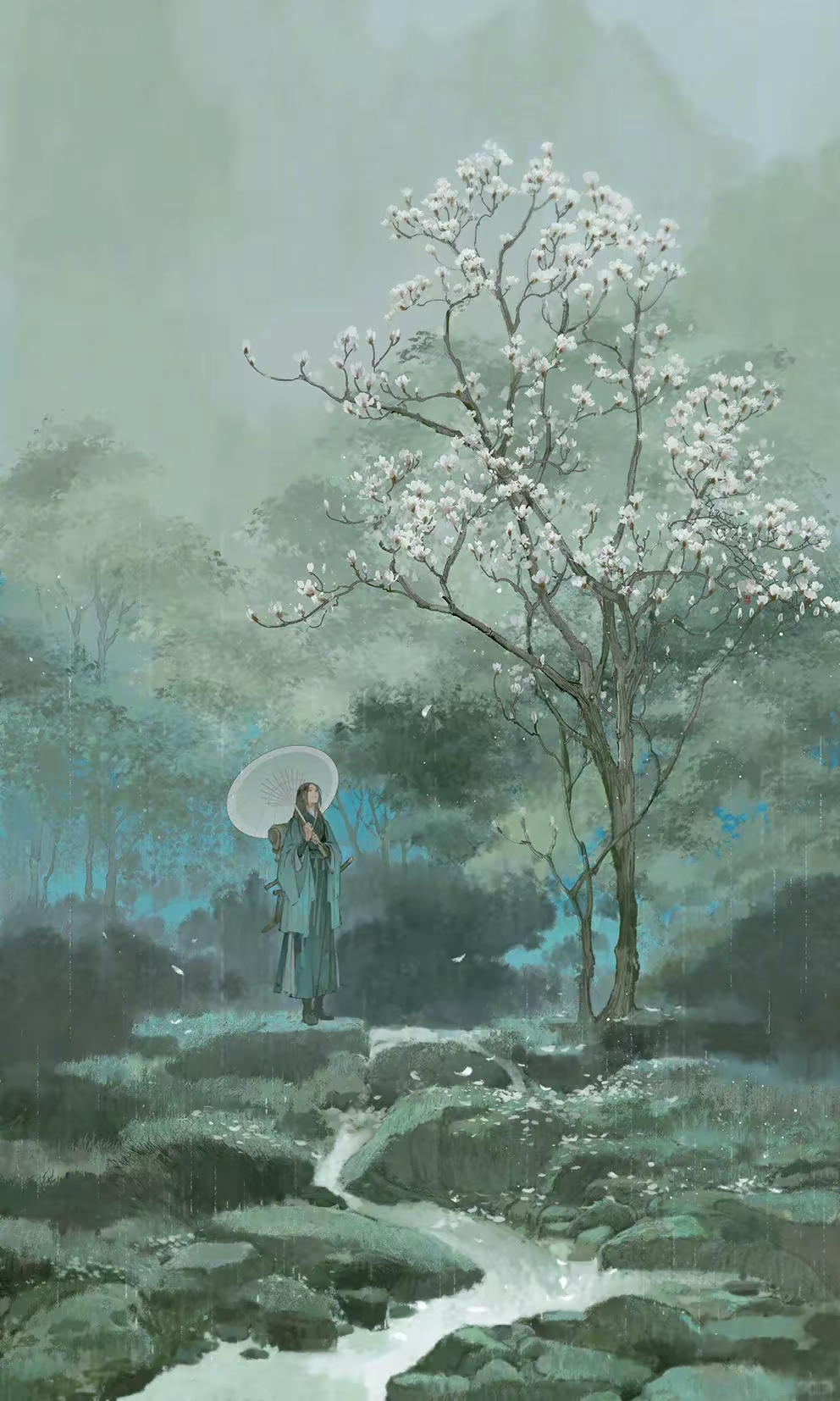 30句值得摘抄收藏的神仙诗词,恬淡静美:杏花疏影里