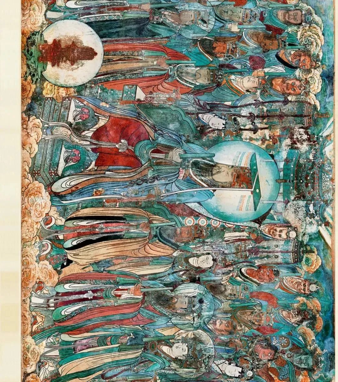 誉为"世界艺术瑰宝""东方艺术画廊"的三清殿元代壁画——《朝元图》.