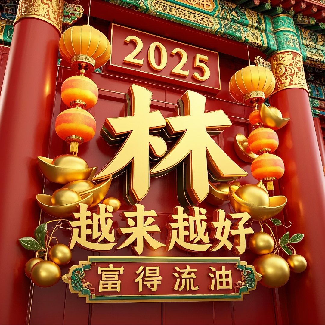 姓氏头像:林,许,吴.2025,我们一起富得流油,越来越好!