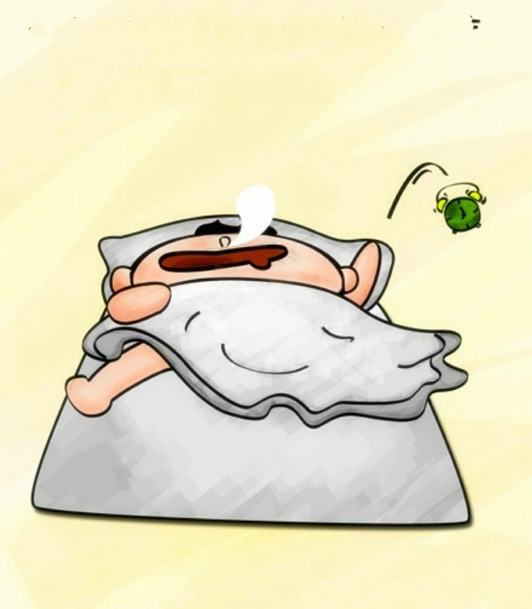 你的,我睡我的,最后叫急了,起来的只是我的躯壳,但我的灵魂还在沉睡的