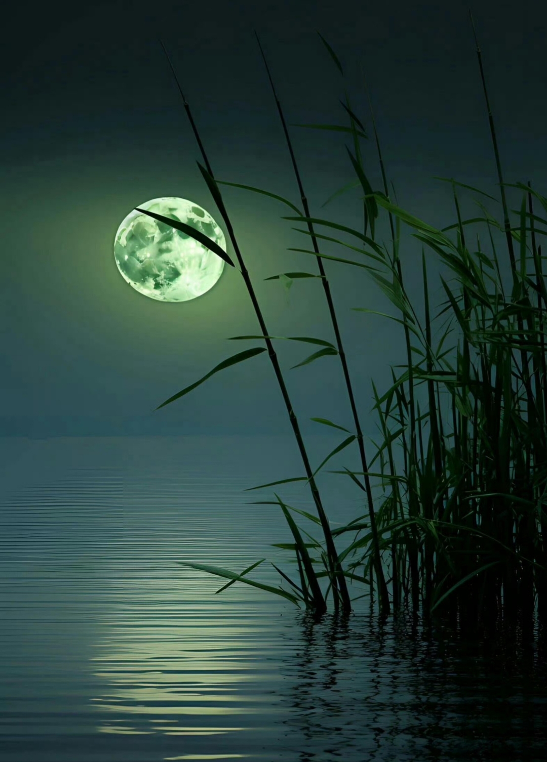 上联:水清可鉴一轮月;[小红花][小红花]