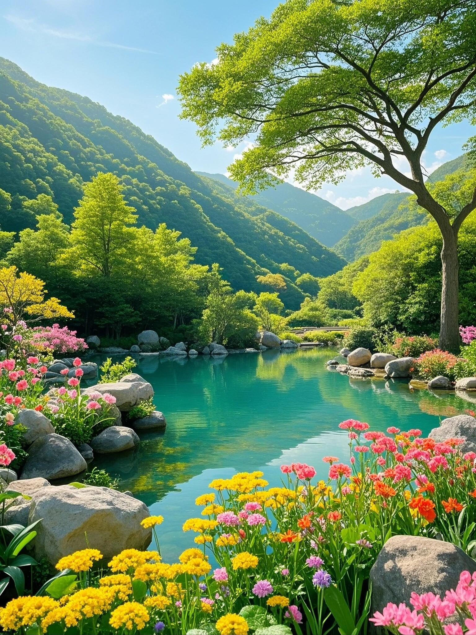 大山深处自然美山清水秀好风光景# 好山好水好风景,最美的风景在路上