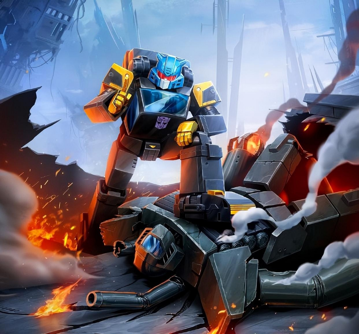 动漫头像#分享变形金刚动漫头像:泰萨拉斯#86#天煞#镜像金飞虫#鞠像