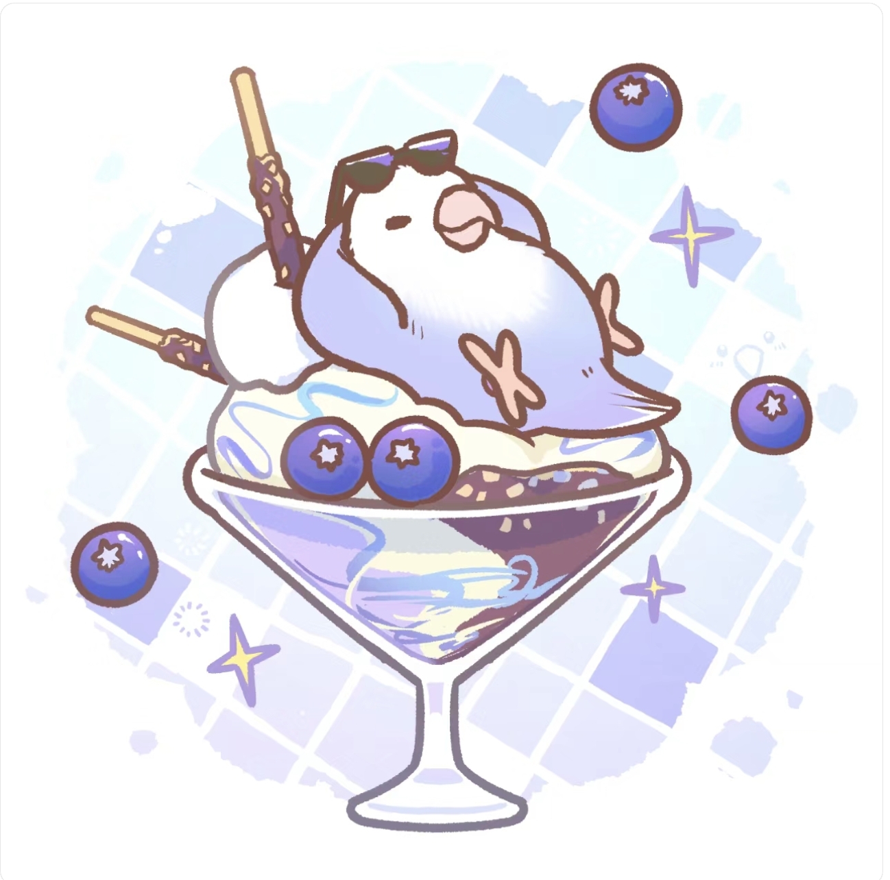 超火超可爱的文明小鸟芋圆头像来咯!