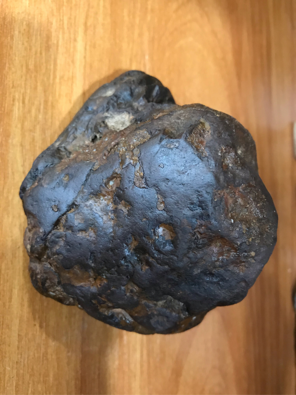 【陨石共享】稀有金属陨石,特征明显,弱磁