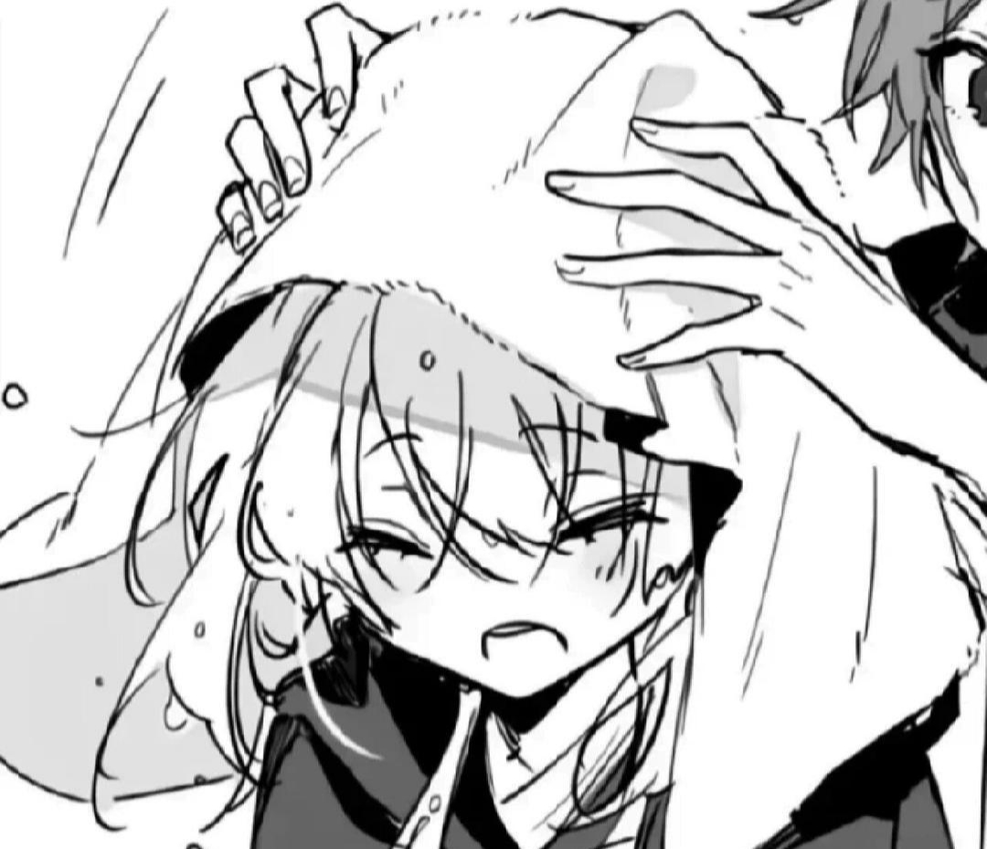 黑白动漫情侣头像