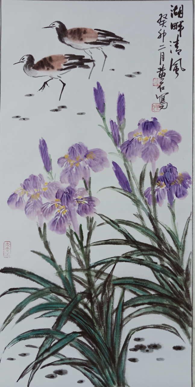 画家黄石花鸟画新作欣赏#美术作品