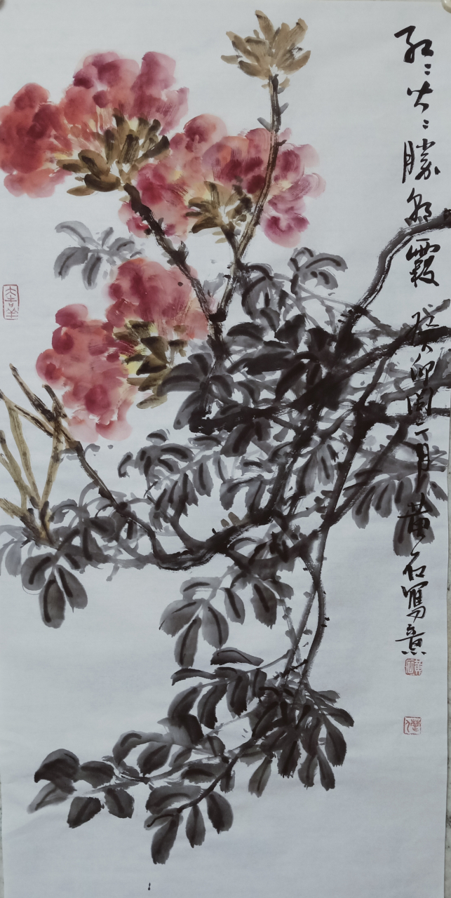 画家黄石,原名黄建国.