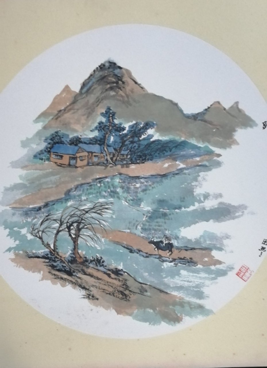 中国书画# 鄂州画家田丰先生山水画作品欣赏