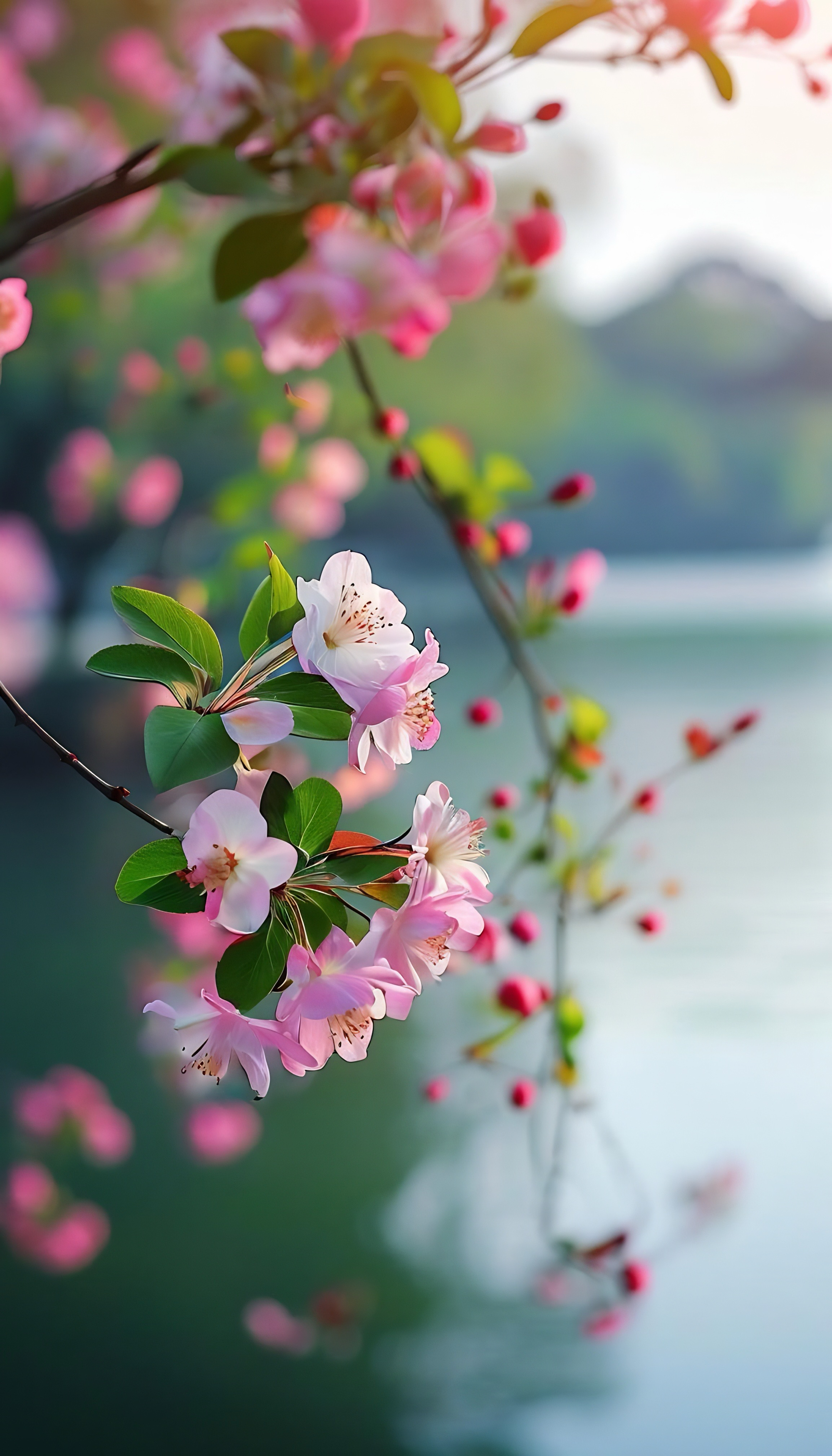 海棠花开花季节图片