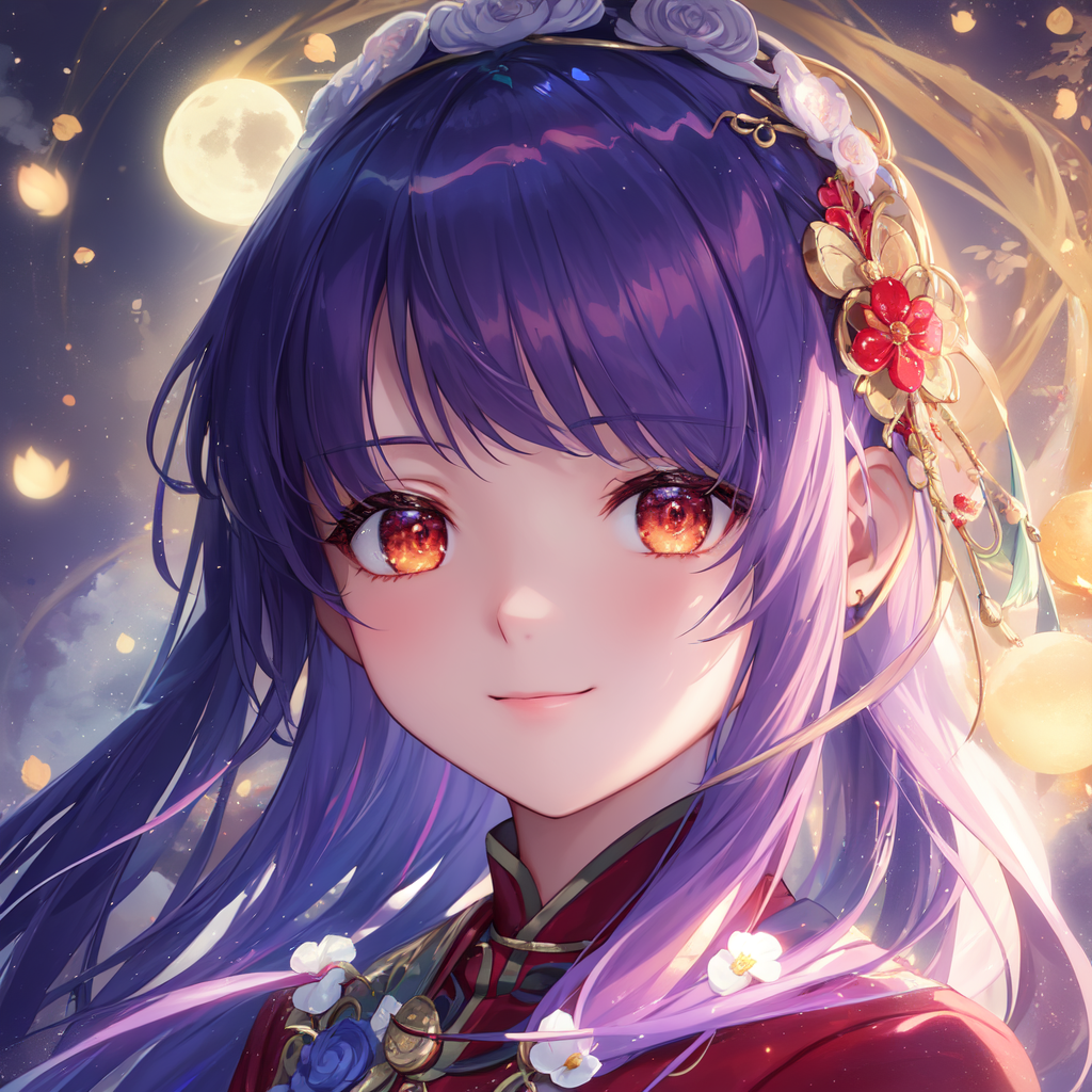 奇趣美食过中秋# 身着古风汉服,容颜秀丽,有着中国古典美人特征的