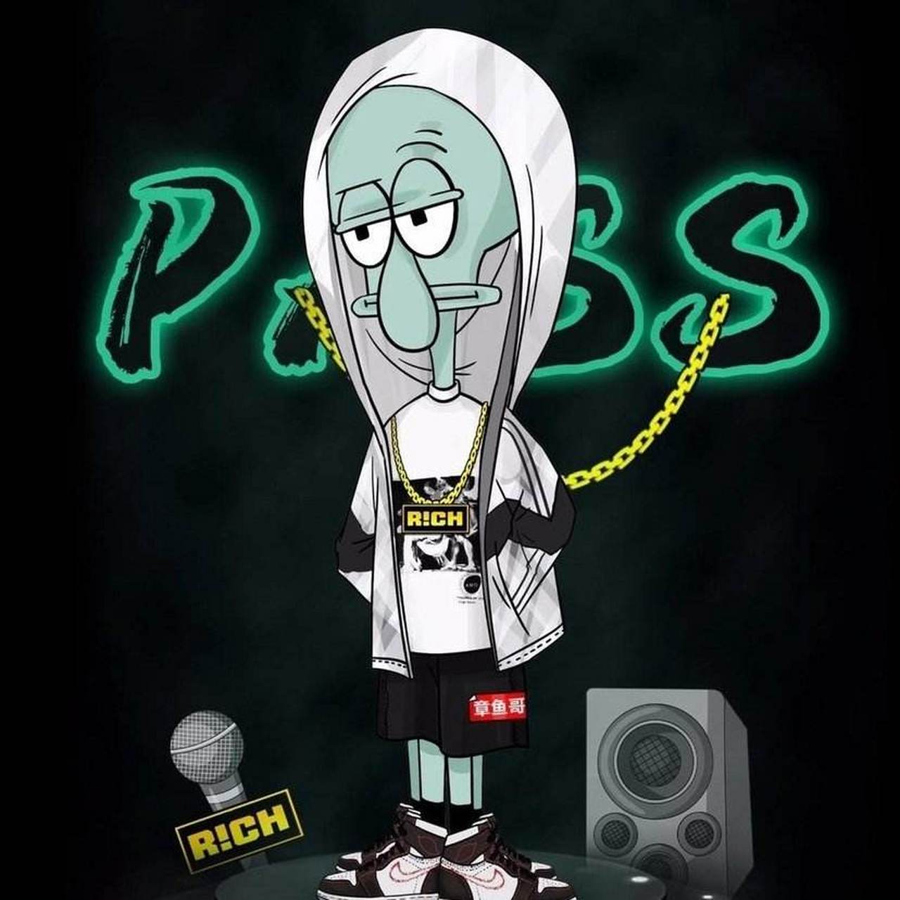 海绵宝宝帅气壁纸