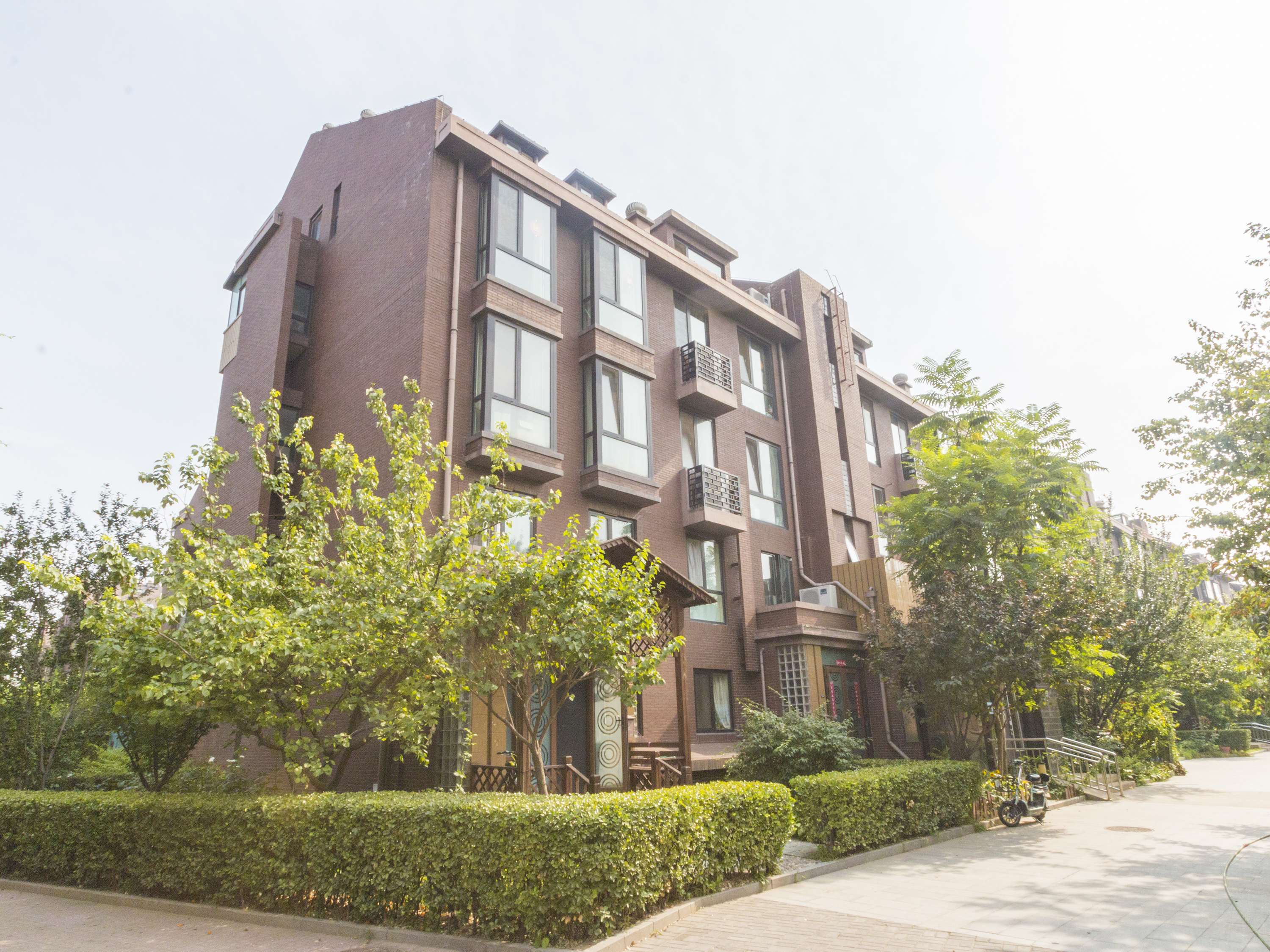 褐石园实景,清华大学旁边别墅#北京