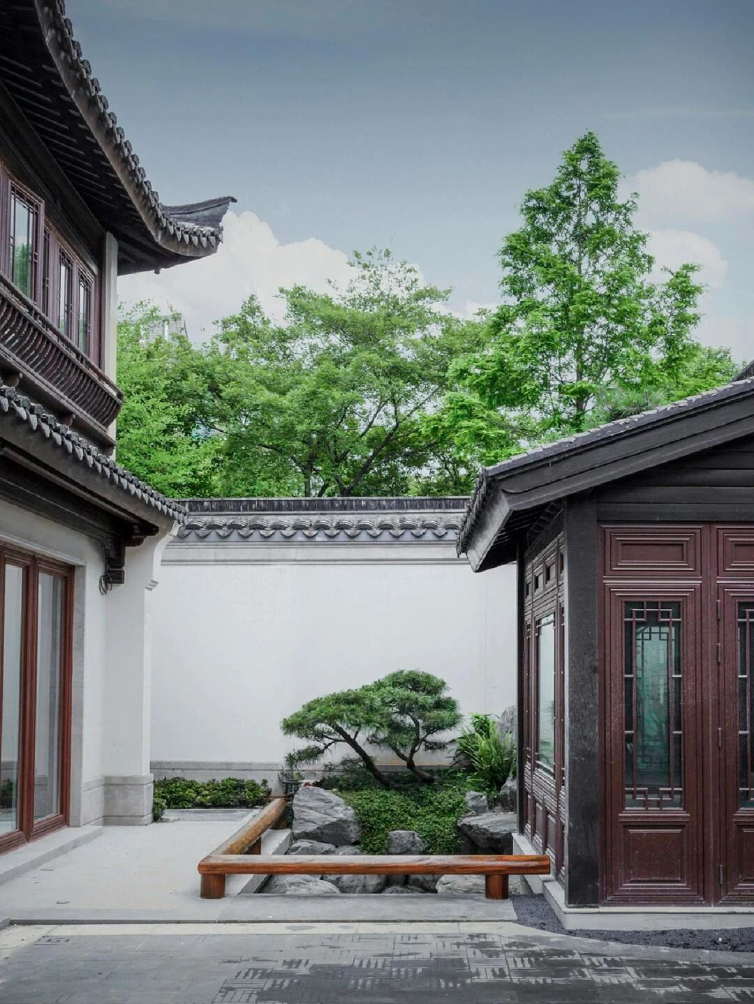 新中式徽派庭院