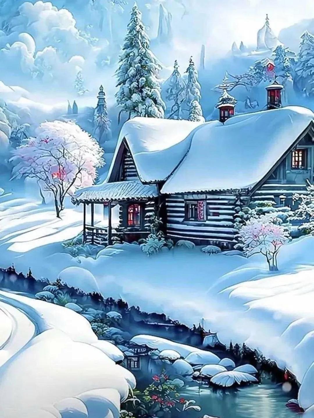 冬日雪景
