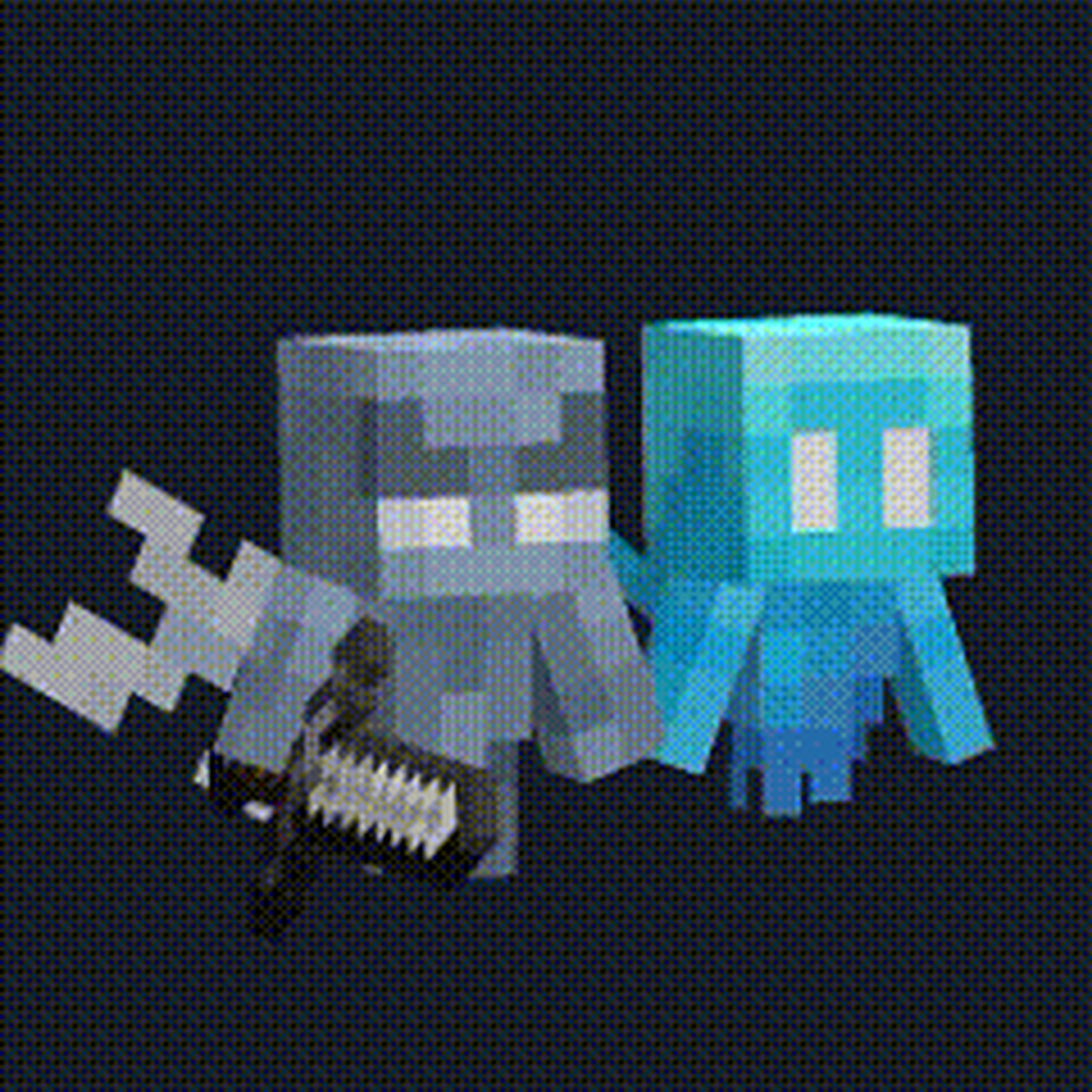 mc小动画-悦灵与恼鬼 #我的世界# #minecraft# #搞笑动图