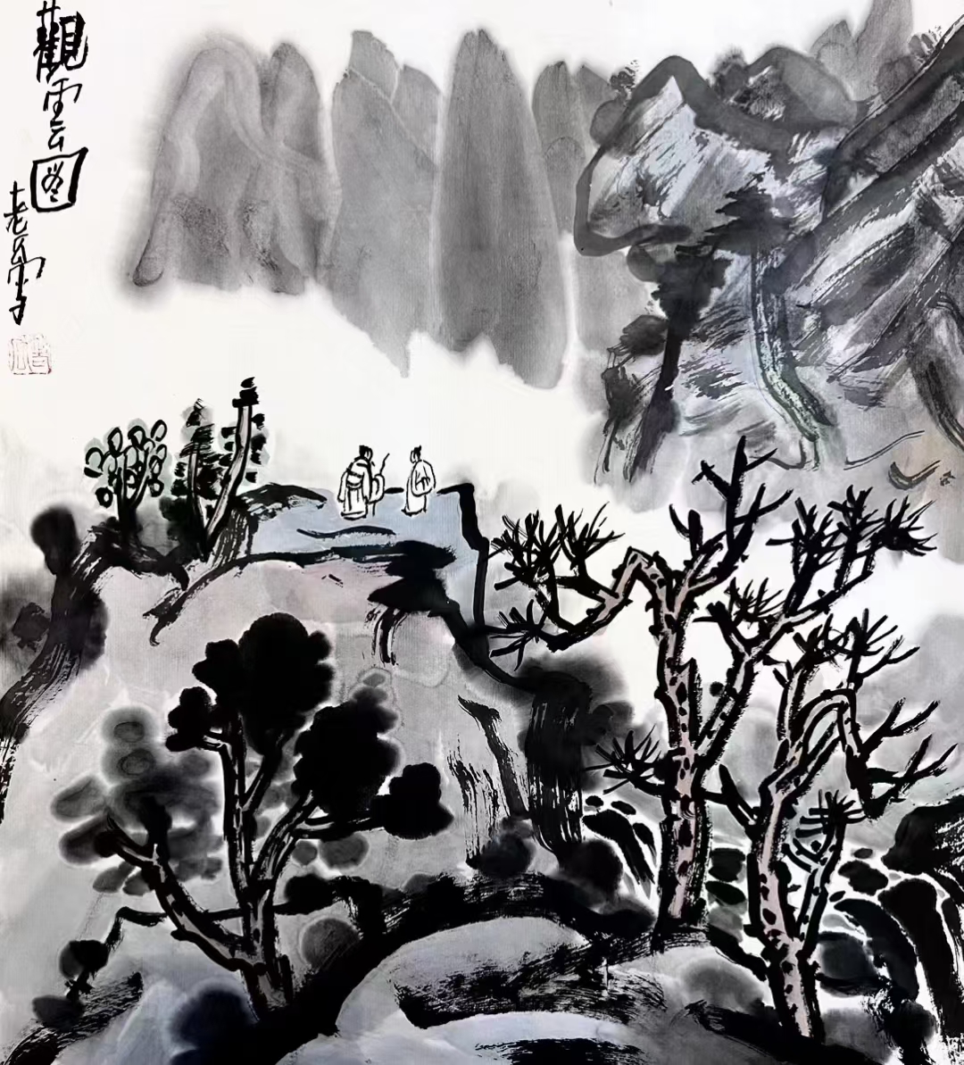 有情趣,有新意,笔墨亦不俗,​老瓜是非常有名的网红画家,大家觉得