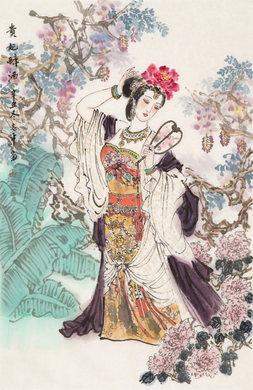 魏志平 《贵妃醉酒》 70×46 cm  魏志平,1955年生,河北省著名人物