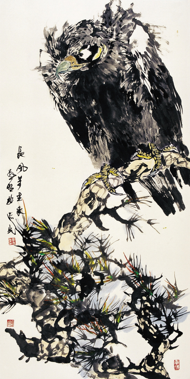 著名花鸟画家郭志光作品欣赏