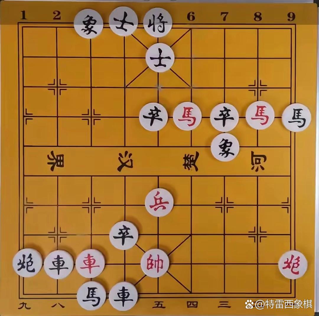 这个残局告诉你答案. 红棋如何马踏八方,借炮使马,移形换位,潇洒擒王?