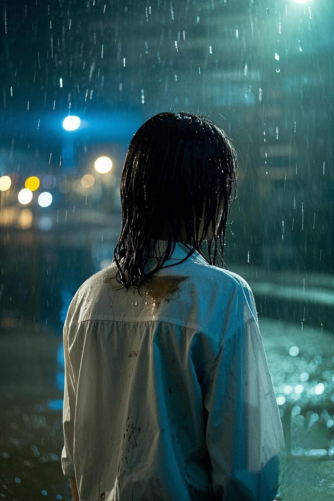 看着手机,等待的消息始终没来,才明白,有些故事,早已在雨中散场