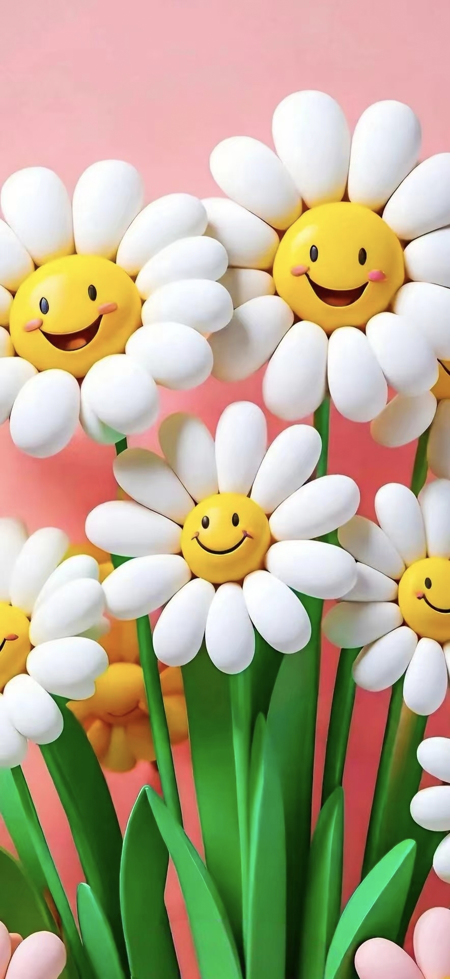 这些笑脸花好像在跟我打招呼,好治愈啊!