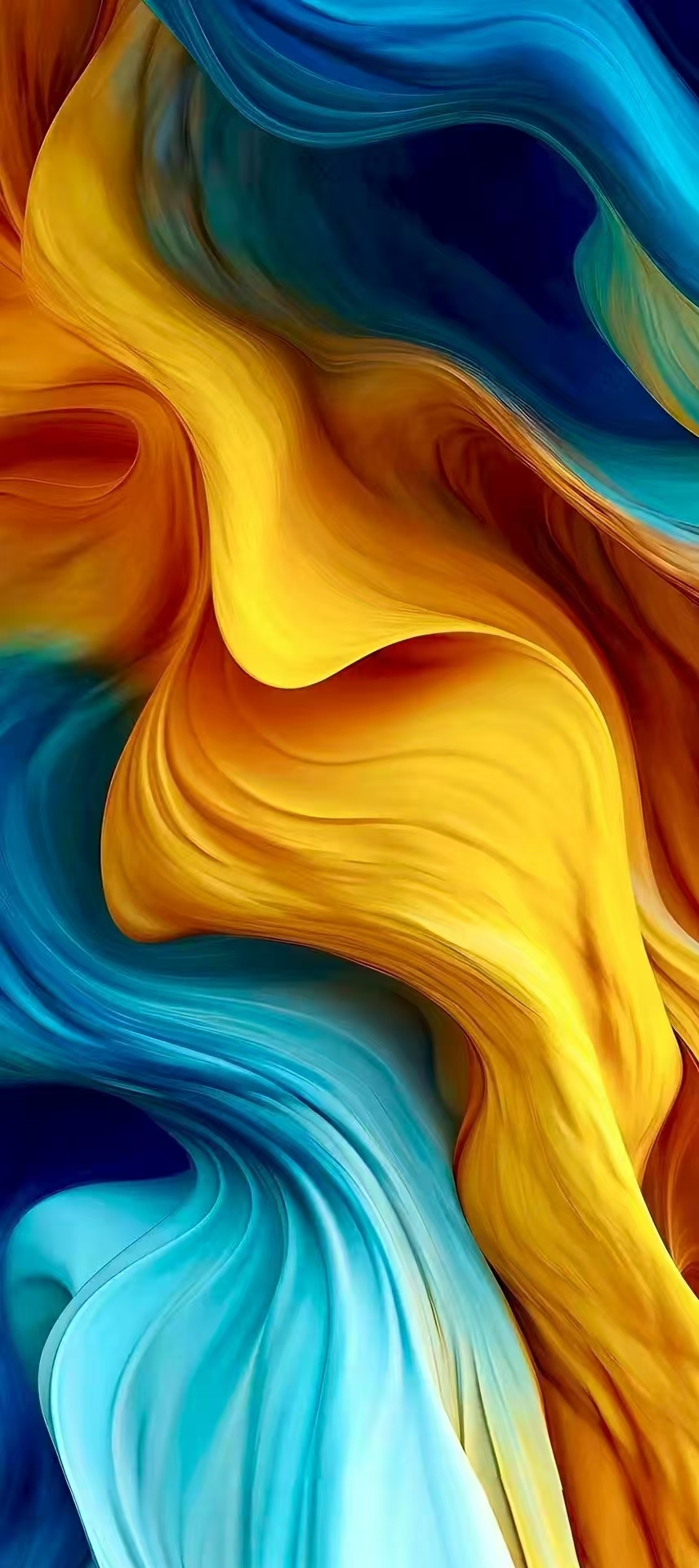 哇,这流动的色彩就像夏日海边的微风,让人心情愉悦!