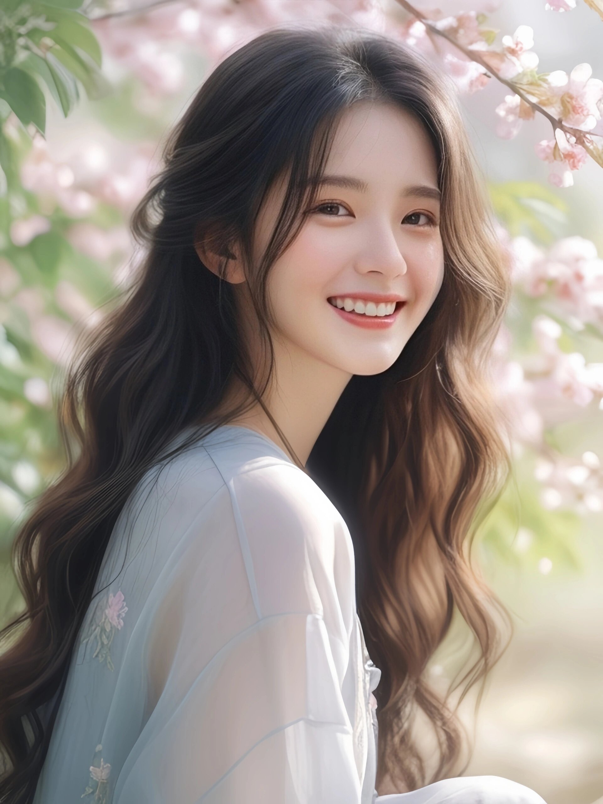 这位小姐姐的汉服好漂亮呀!